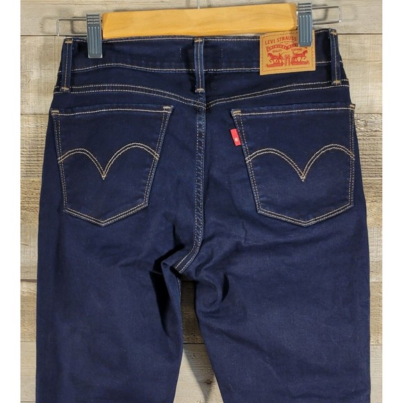 Levis 710 Super Skinny Mid-Rise Cotton Blend Stretch Jeans Size 27 - Picture 5 of 11